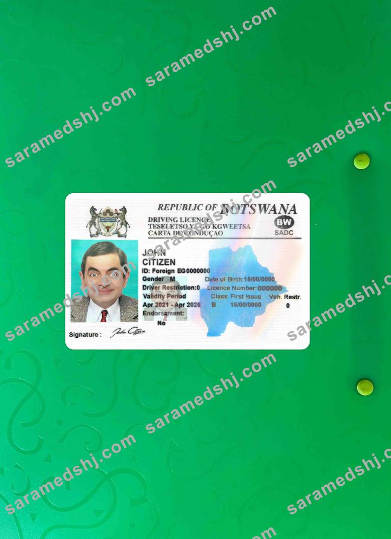 Botswana dl photolook FRONT